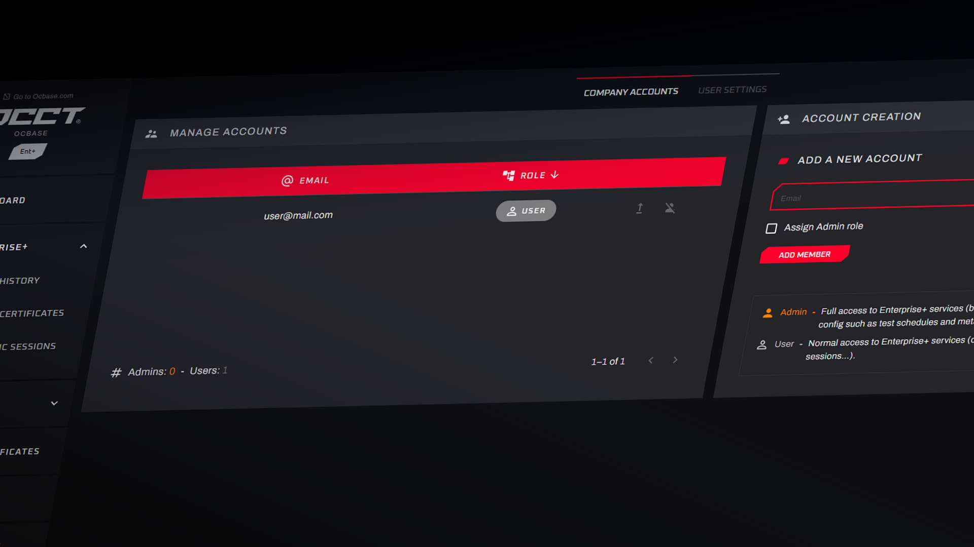 Advanced Dashboard
